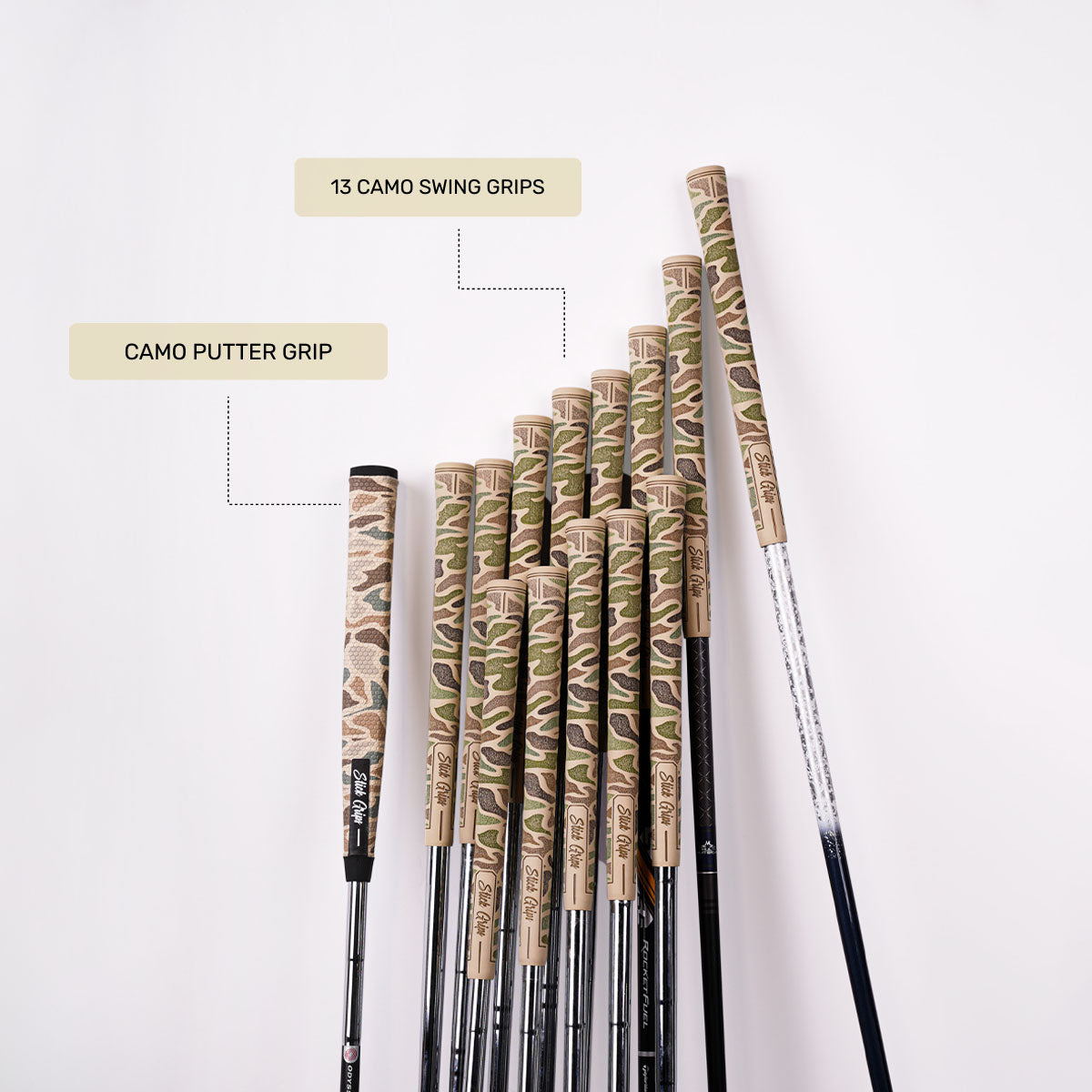 Camo Grips & Putter Bundle