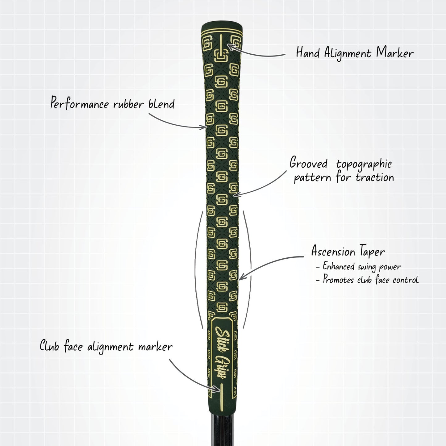 Stick Grips Golf Country Club Golf Grip