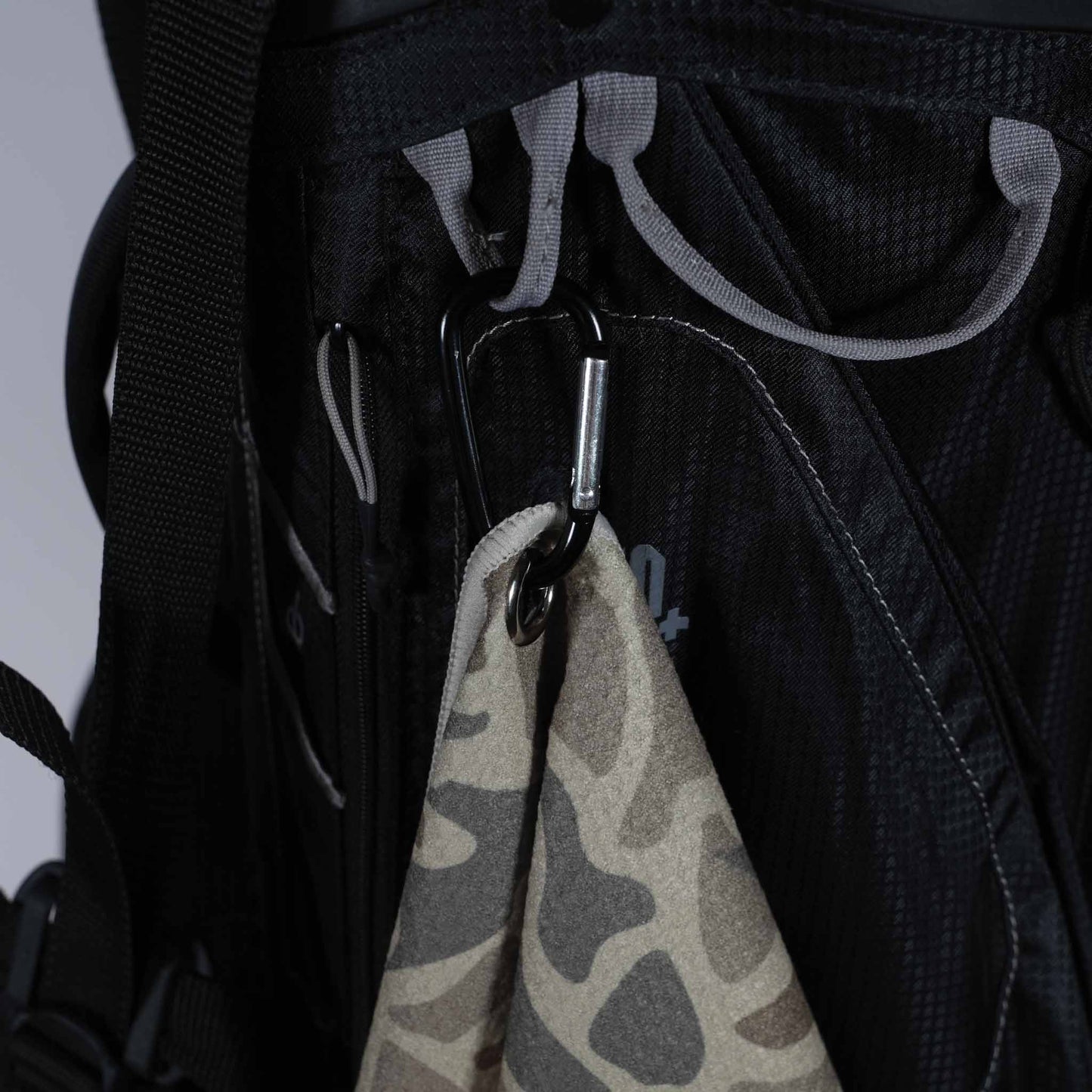 Camo Towel on bag
