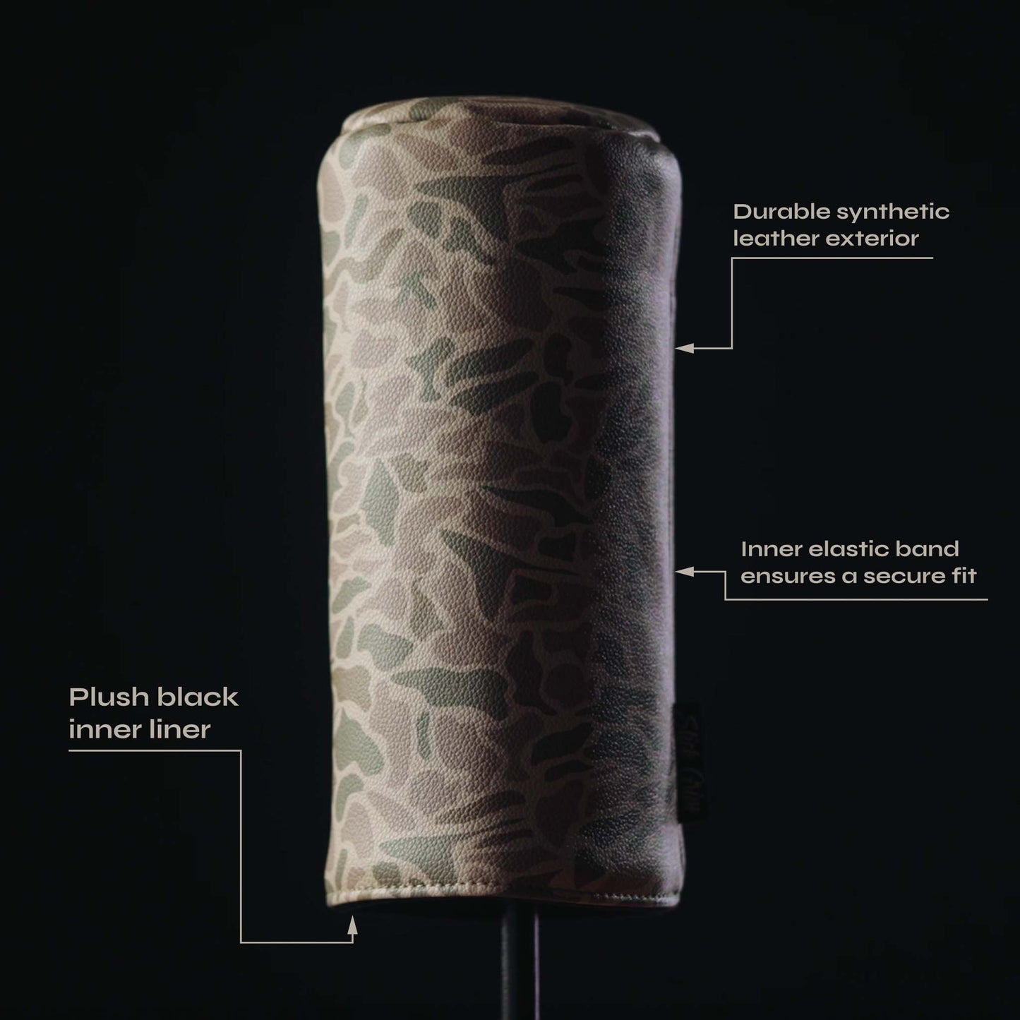 Camo Driver Head Cover