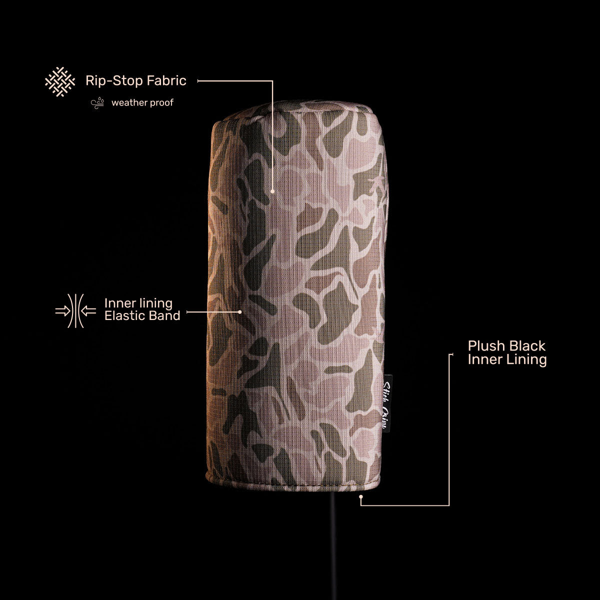 Stick Grips Camo Driver Head Cover