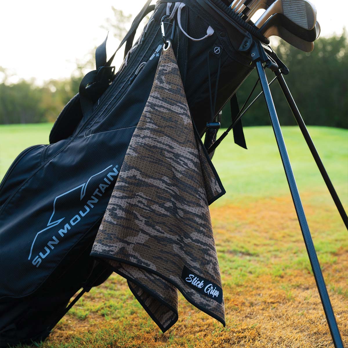 Stick Grips Bottomland Camo Golf Towel