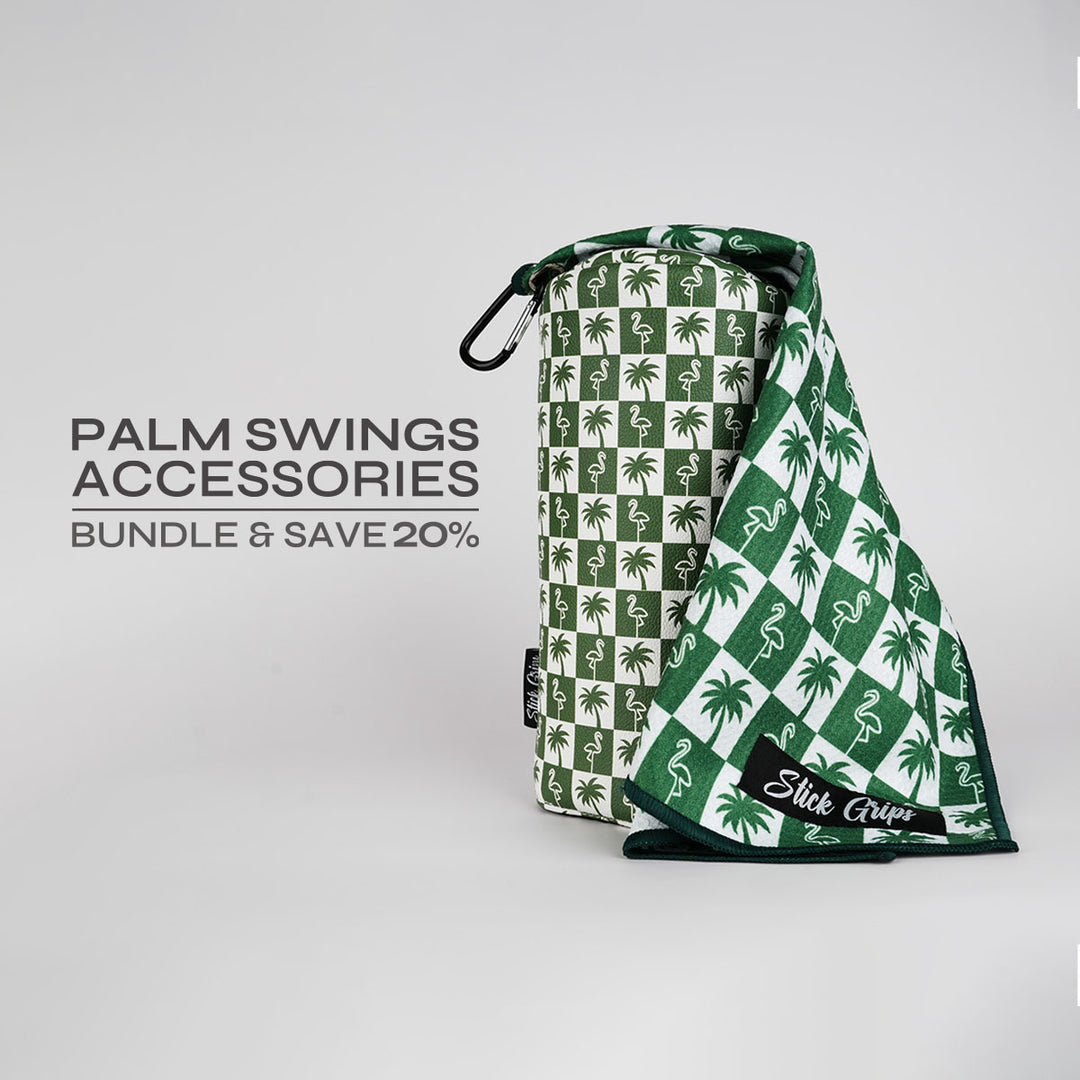 Palm Swings Golf Towel and Head Cover Bundle