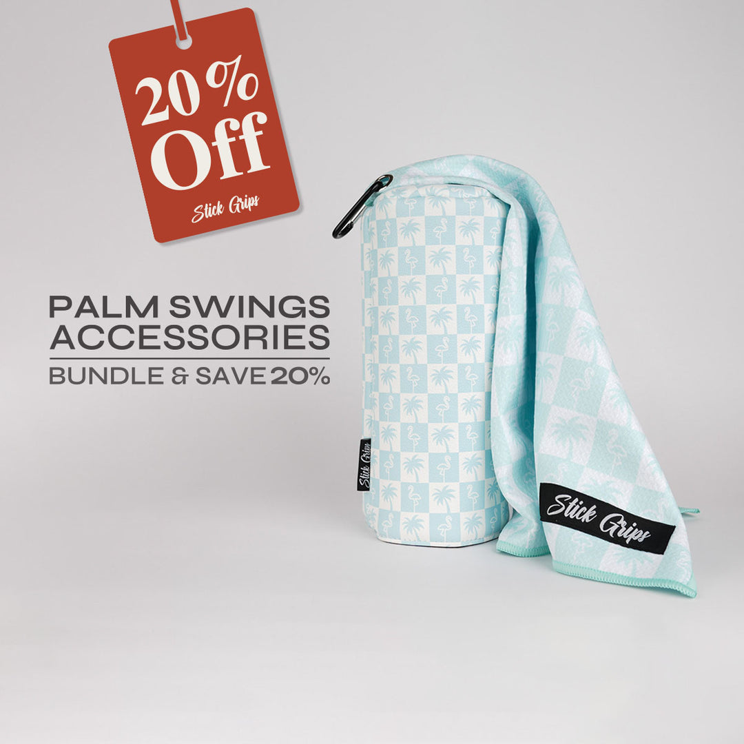 Palm Swings Golf Towel and Head Cover Bundle