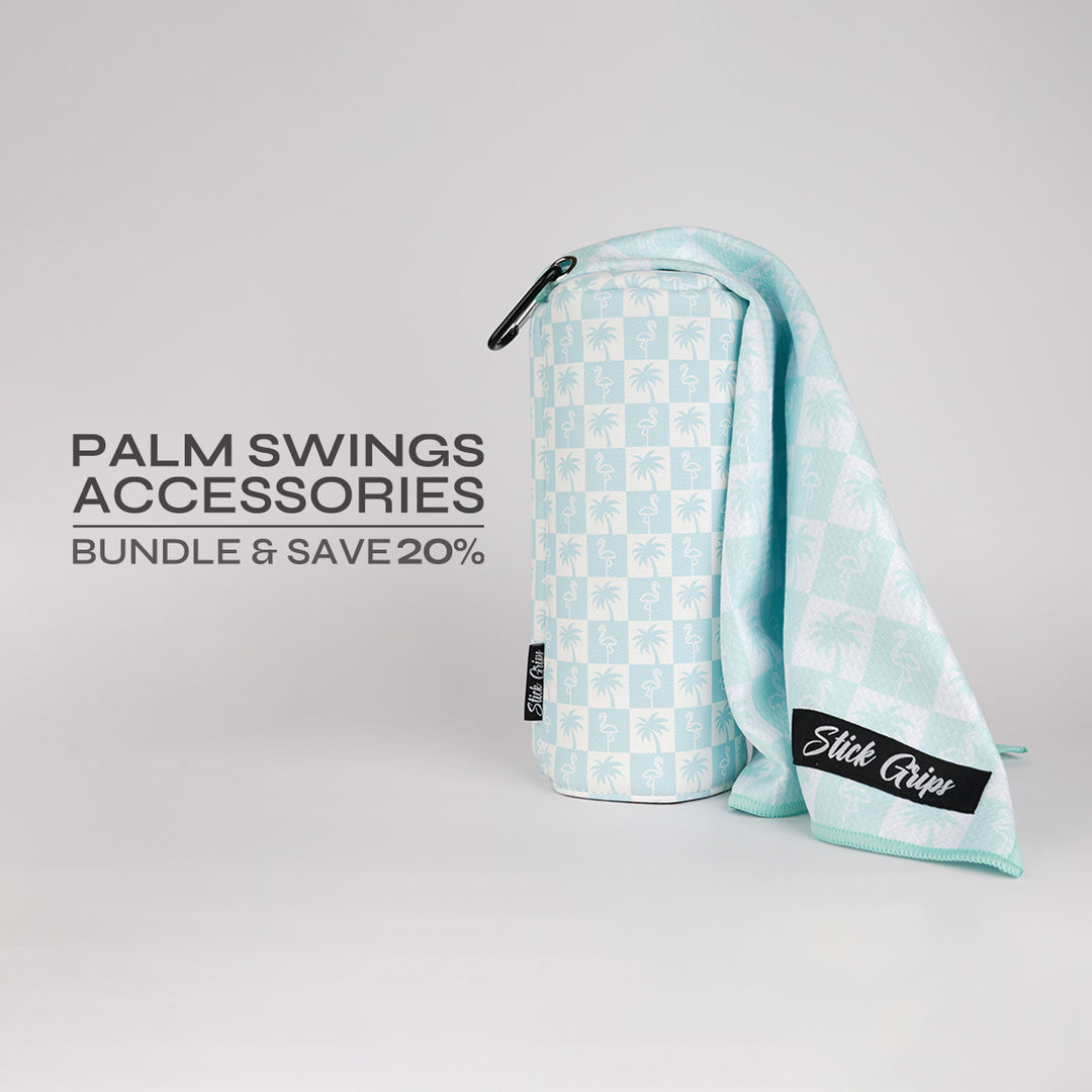 Palm Swings Golf Towel and Head Cover Bundle