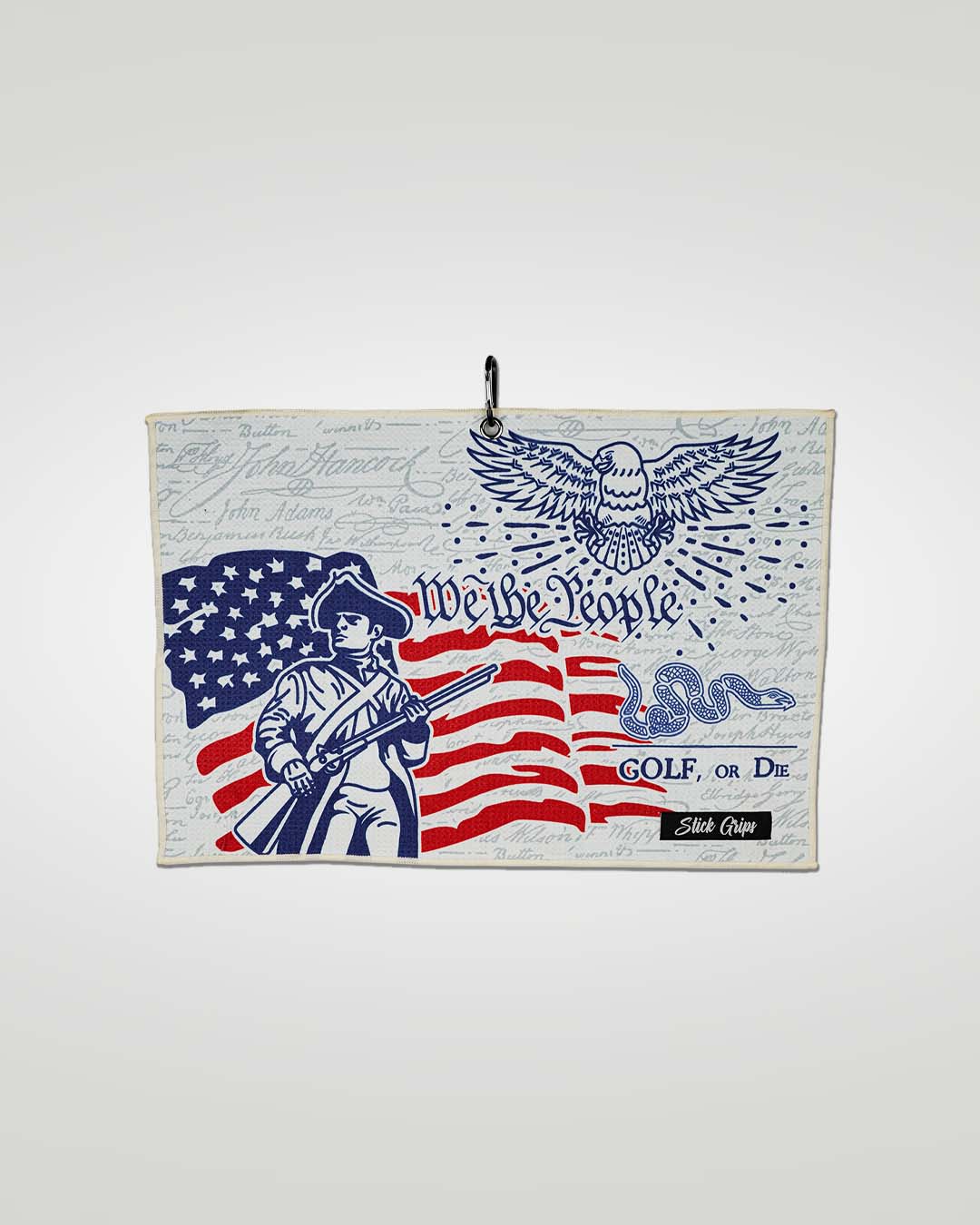 Stick Grips Patriot Golf Towel
