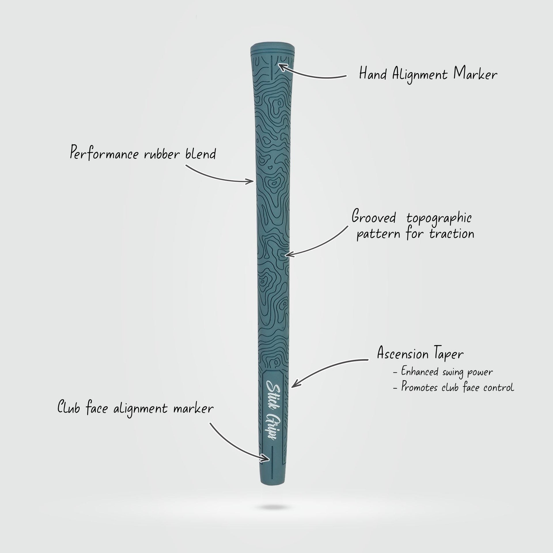 GOLF GRIPS & MORE Stick Grips